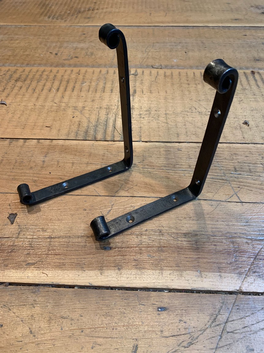 forged shelf brackets