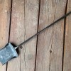 hand-forged ash shovel for wood stove