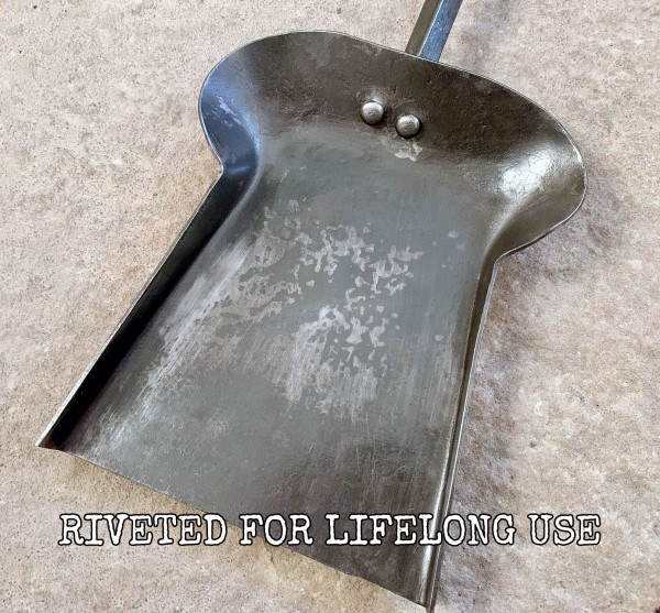 forged metal ash shovel