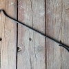 hand-forged DIY fire poker