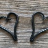 hand-forged decorative metal heart