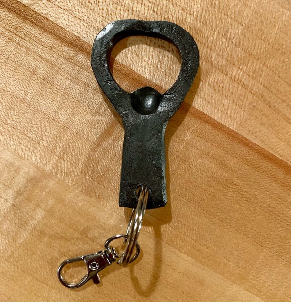 keychain church key bottle opener