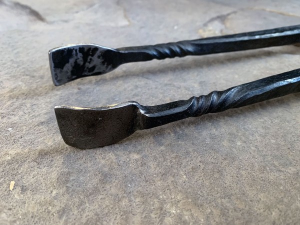 grill tongs made by a blacksmith