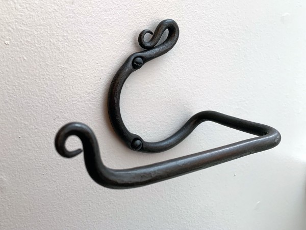 forged toilet paper holder