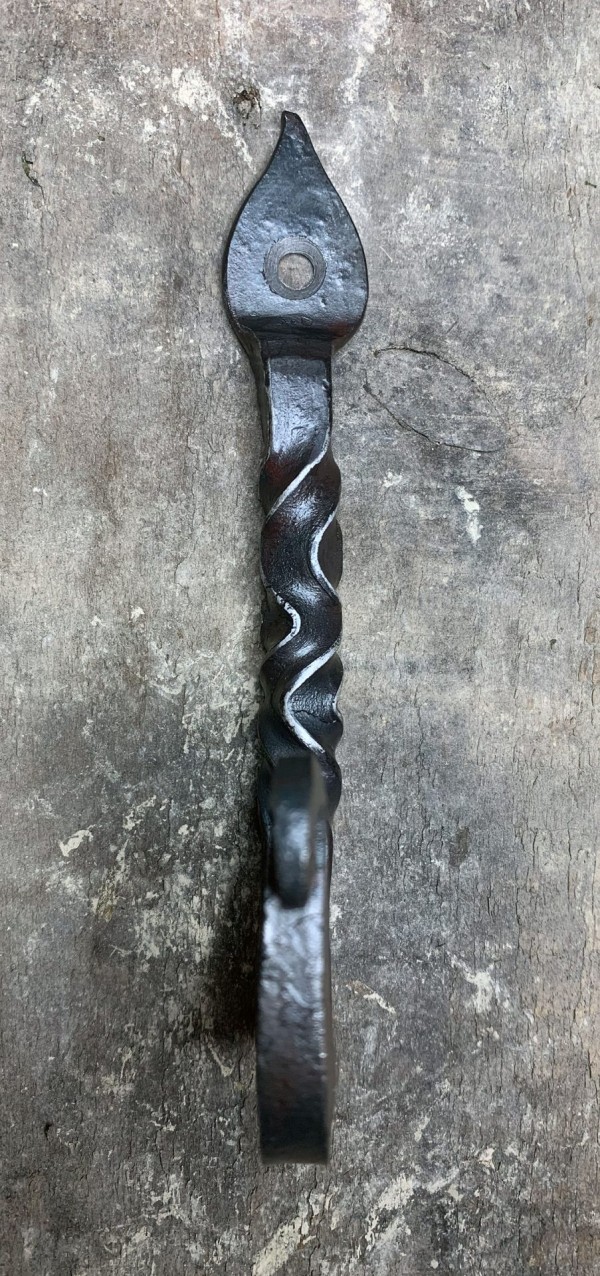 large reverse twist forged hook