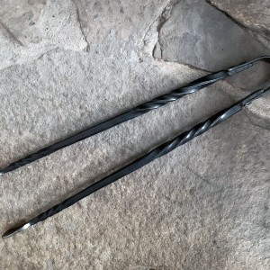 hand-forged bbq tongs