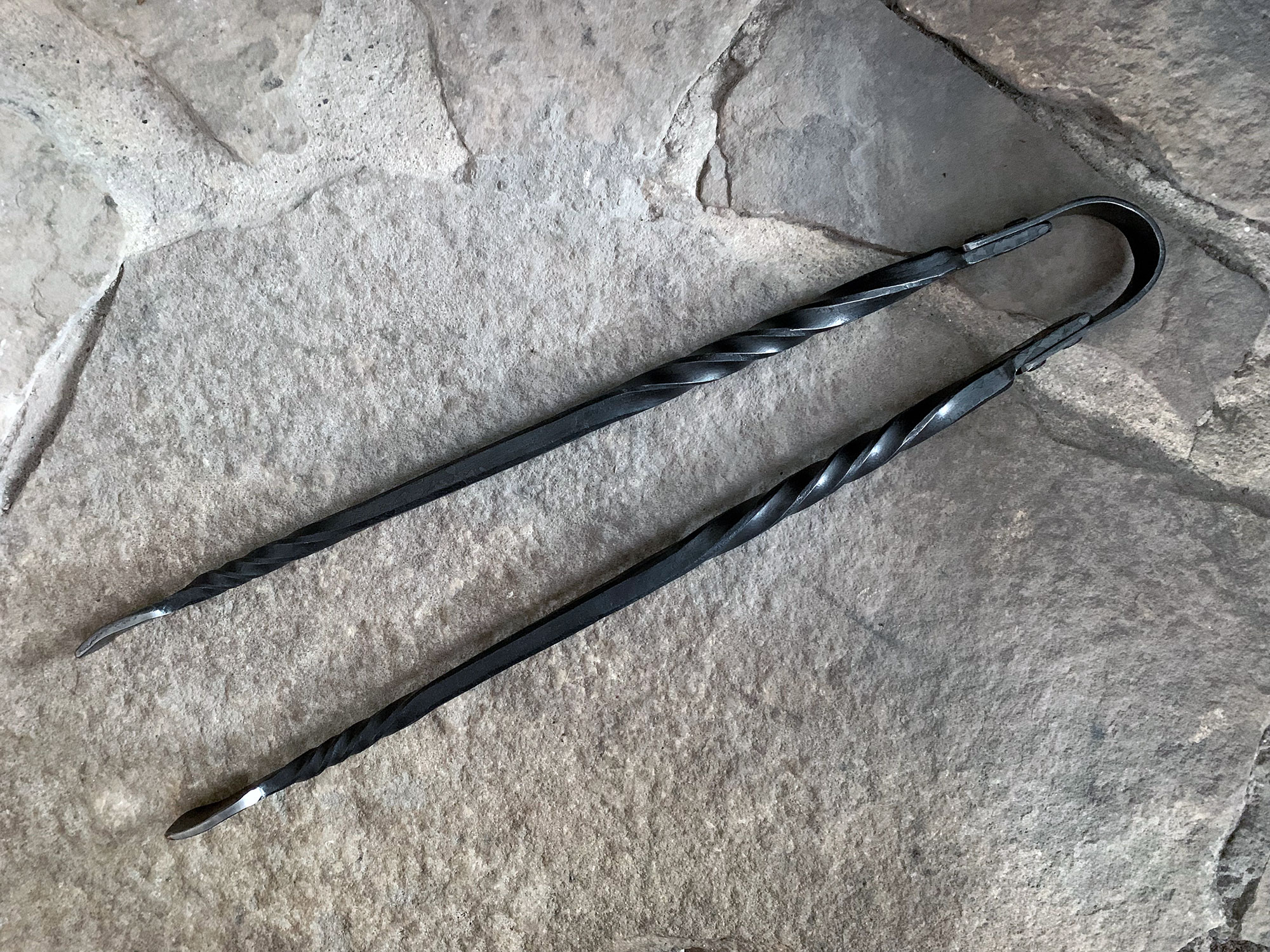 Étui à Pinces Pour Barbecue Ou Cheminée - Cuir Synthétique Marron - Porte-pinces Pratique