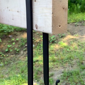 hand forged ridge pole hanger
