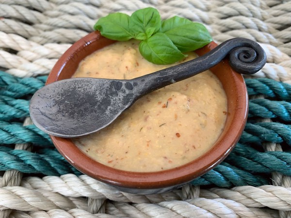 hand-forged charcuterie spoon