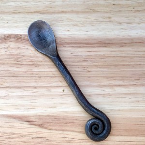 fiddlehead spoon for charcuterie