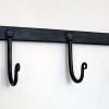 forged hook rack
