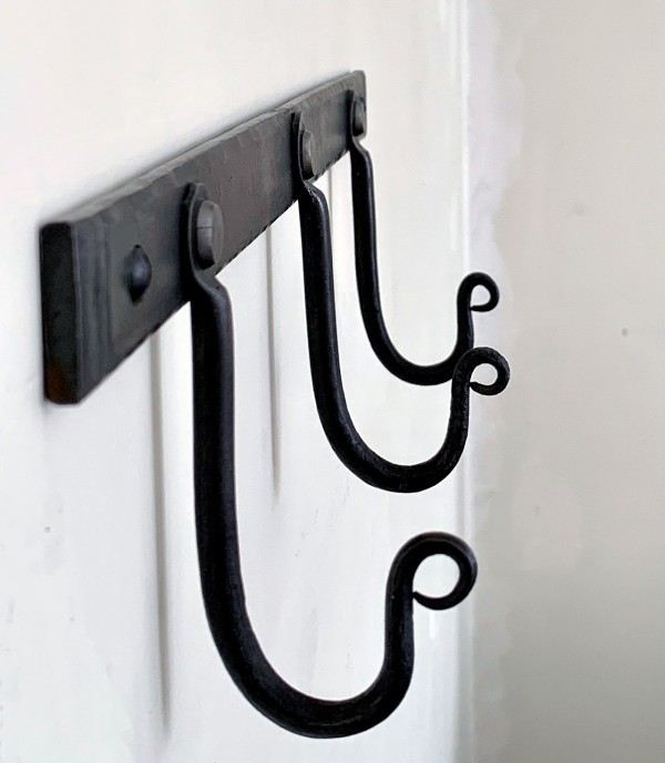 small forged hook rack