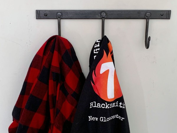 blacksmith hook rack