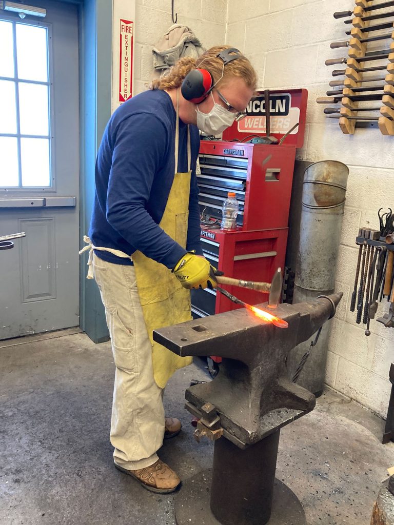 Me at New England School of Metalwork