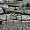 forged decorative garden stakes
