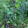 rusted garden ornaments
