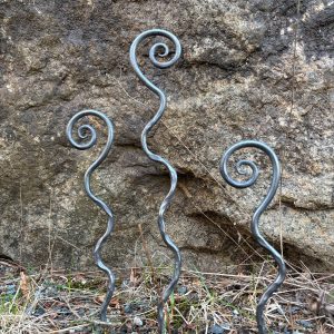 metal spiral garden art