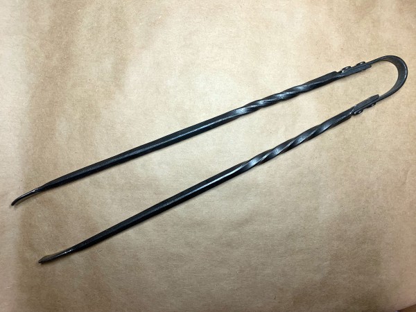 forged lightweight grill tongs