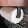 hand-forged under cabinet paper towel holder