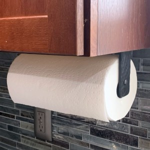 forged paper towel holder