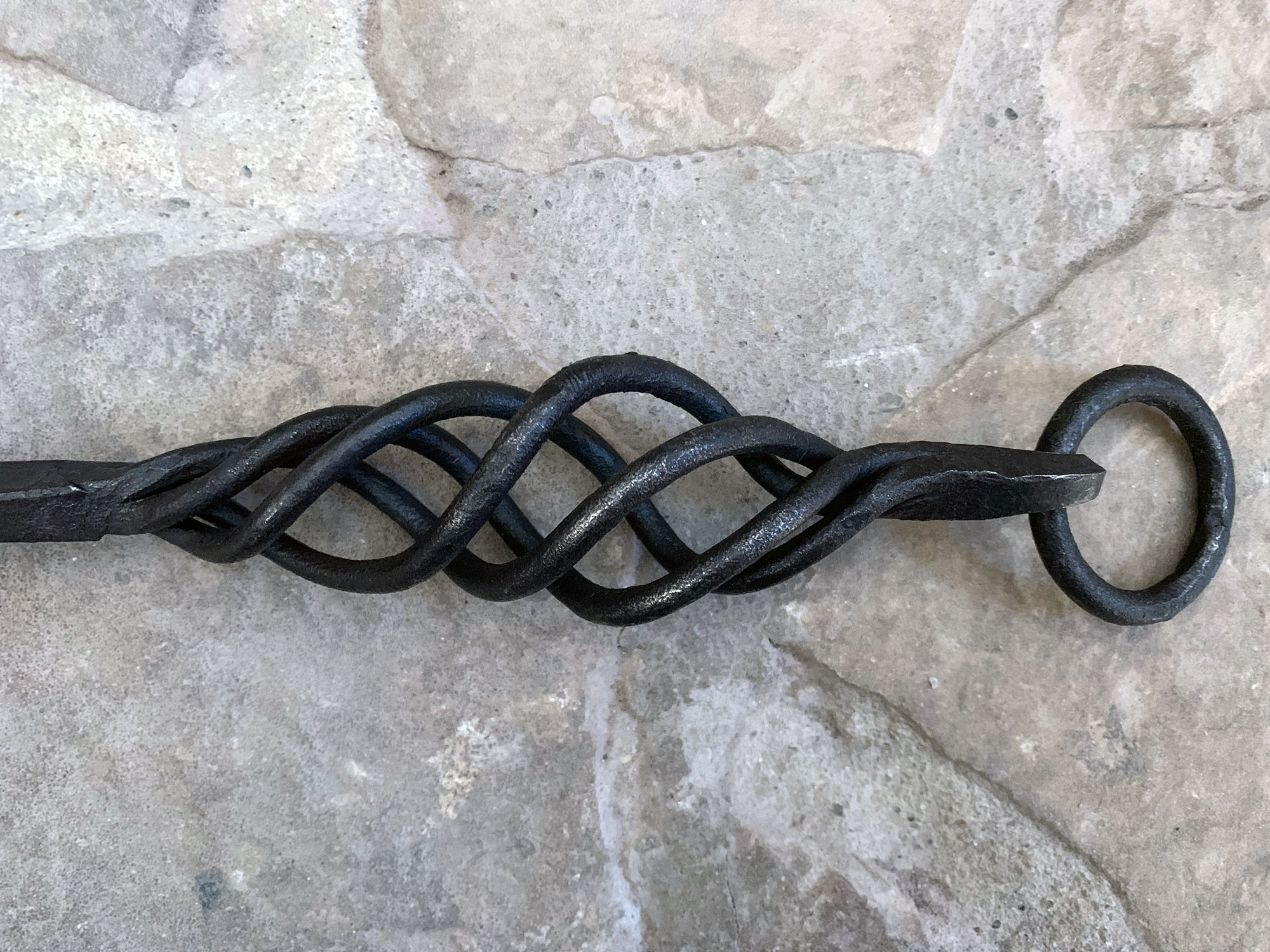 Black Fire Poker – Unbranded Heavy Duty Stoker For Wood Stove Or Fire Pit