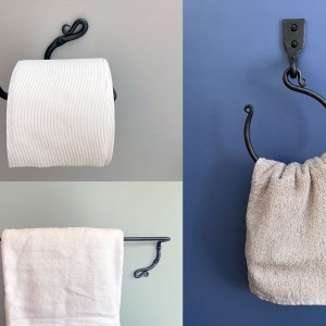 rustic bathroom accessories set