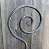 steel fiddlehead plant stake