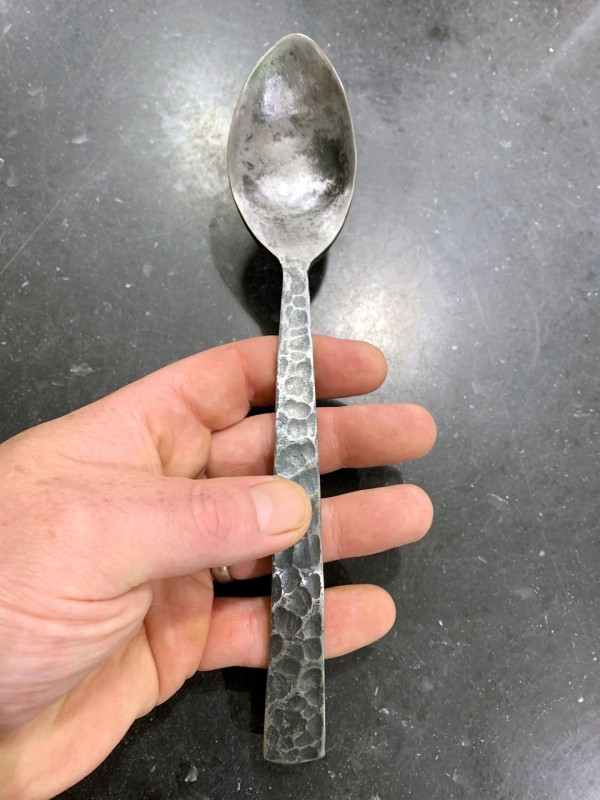 rustic serving spoon