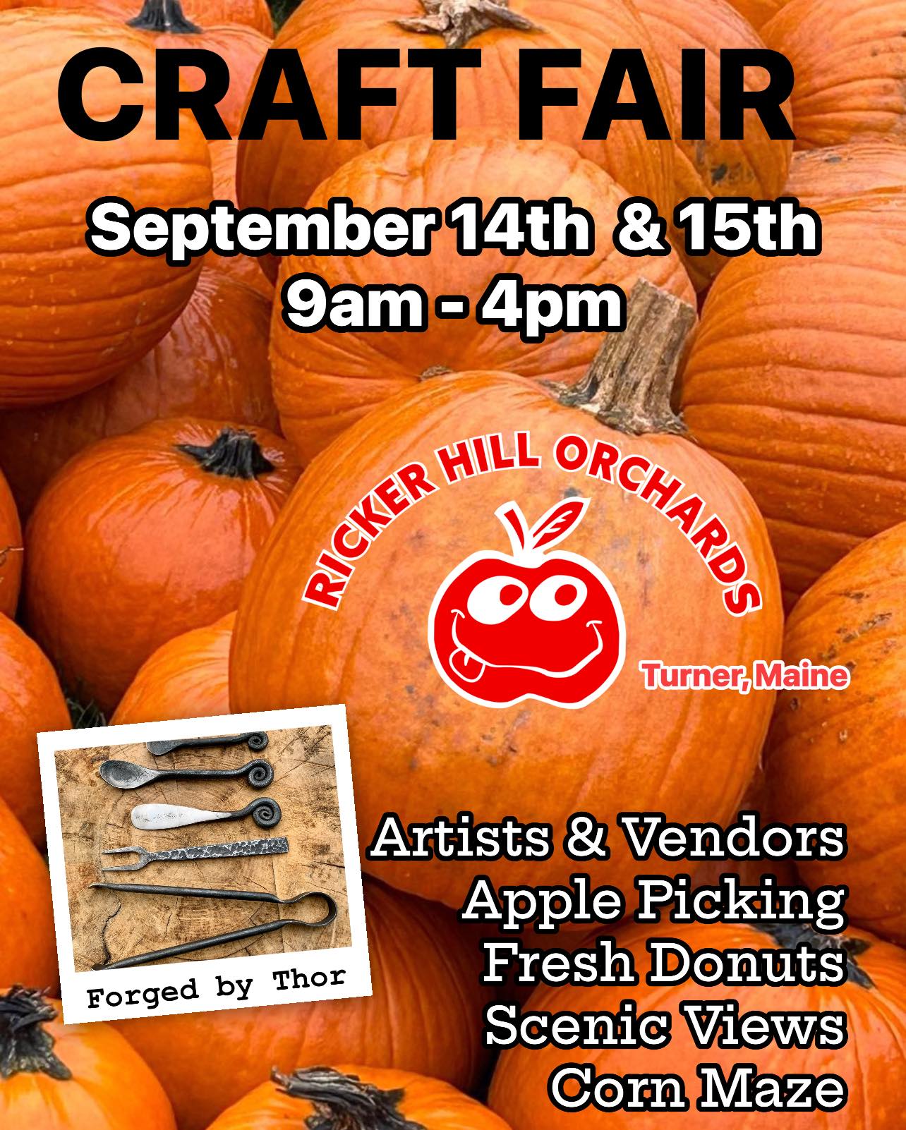 ricker hill orchards craft fair