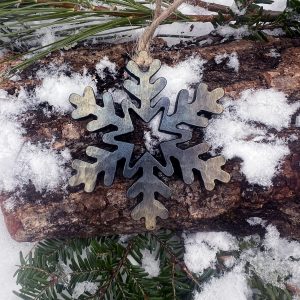metal snowflake ornament