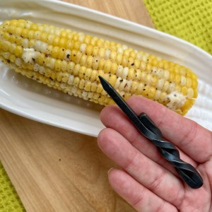 rustic corn cob holders