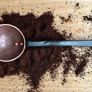 hand-forged scoop for coffee