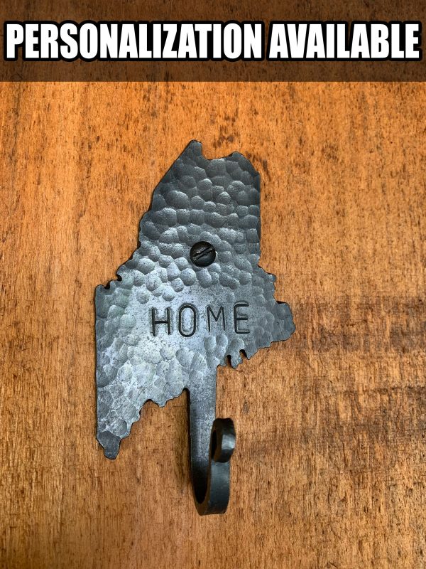 personalized Maine wall hook