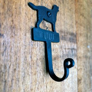 hand-forged dog hook