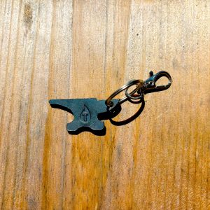 metal anvil keychain
