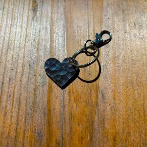 metal heart keychain