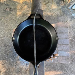 rustic metal spatula